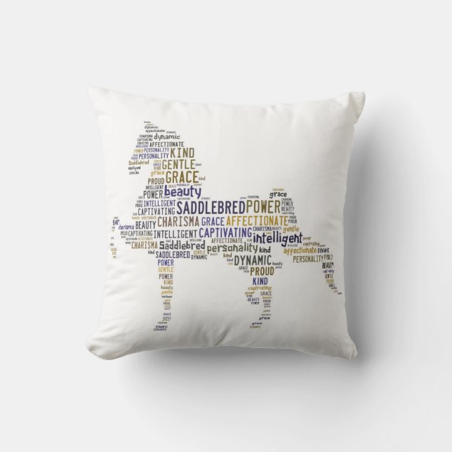 Saddlebred Pillow (Front)