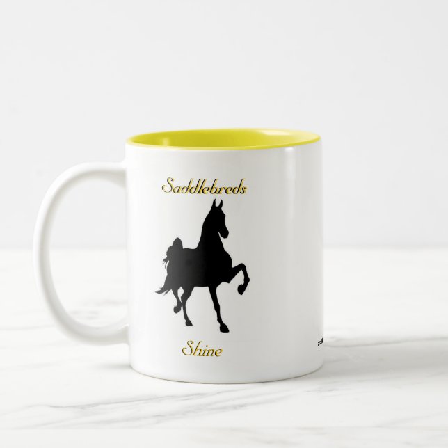 Saddlebreds Shine mug (Left)