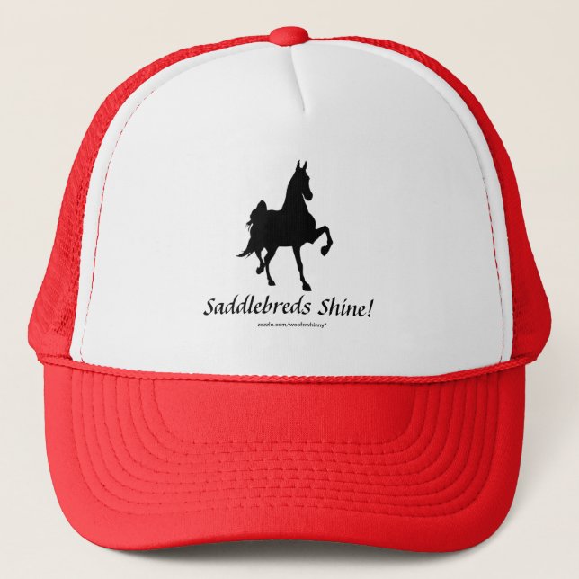 Saddlebreds Shine! Trucker Hat (Front)