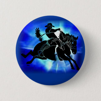 Saddlebronc 202 6 cm round badge