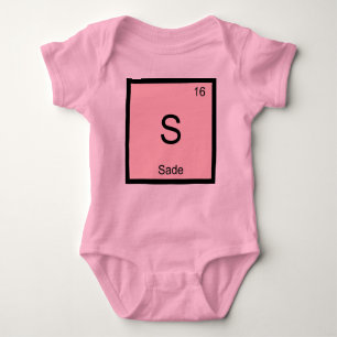 Sade Name Chemistry Element Periodic Table Baby Bodysuit