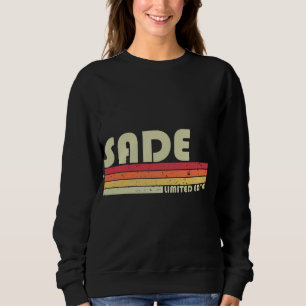 SADE Name Personalized Retro Vintage 80s 90s Birth Sweatshirt