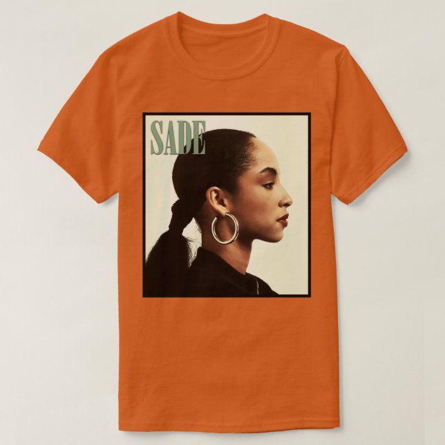 Sade Side Profile Long T-Shirt (Design Front)