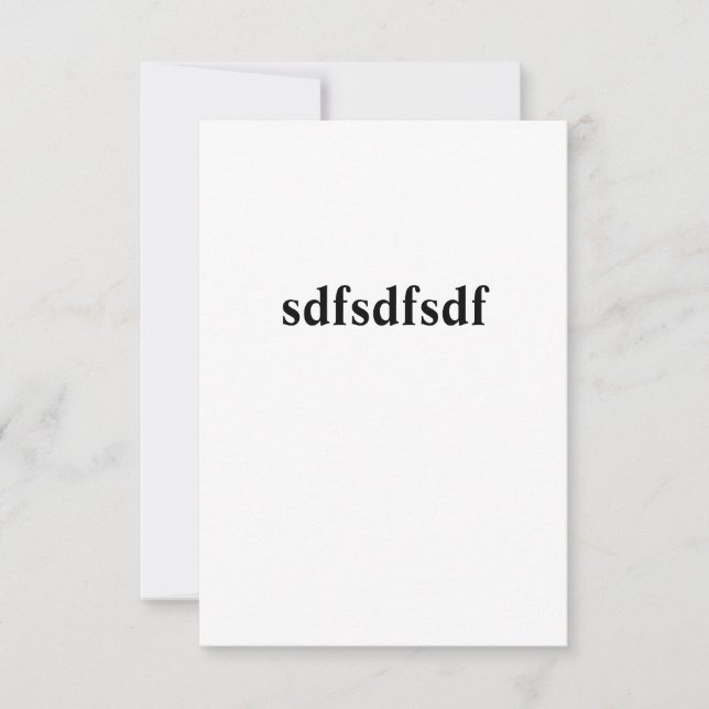 sadfsdfsdfsd thank you card (Front)