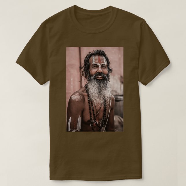 Sadhu in Varanasi T-Shirt (Design Front)