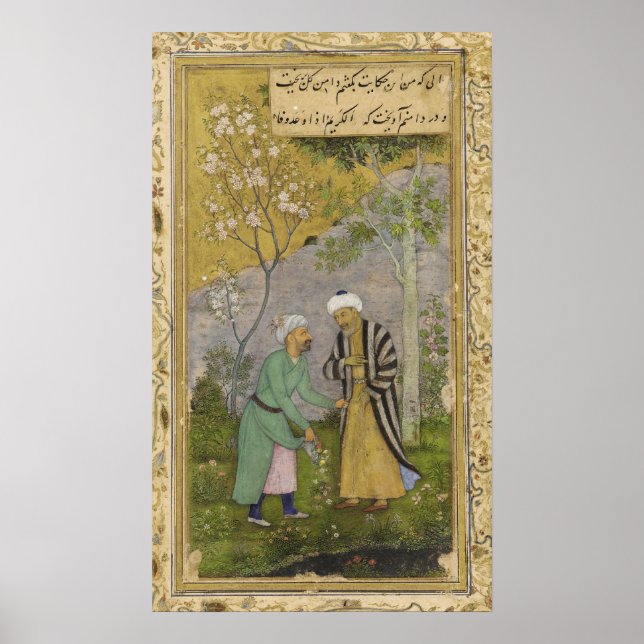 Sadi in a Rose Garden Poster (Front)