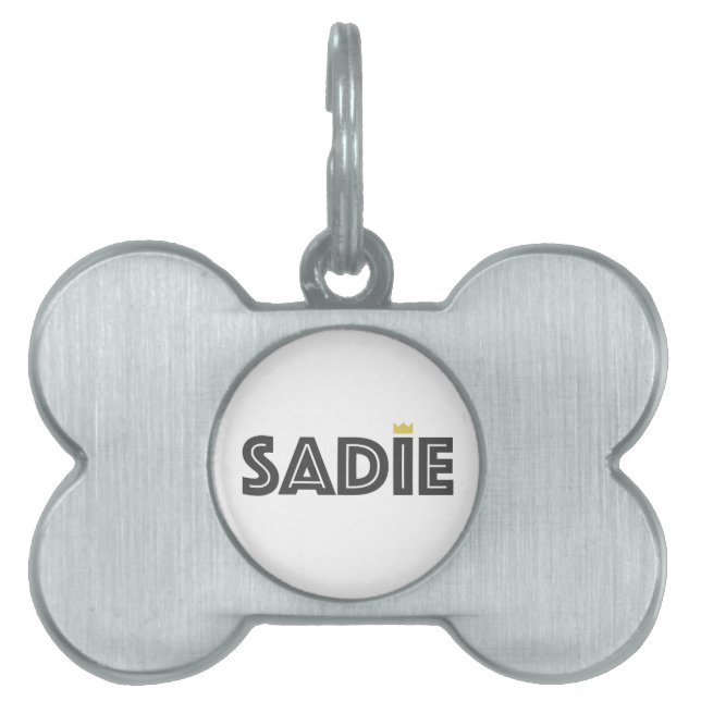 Sadie Pet ID Tag (Front)