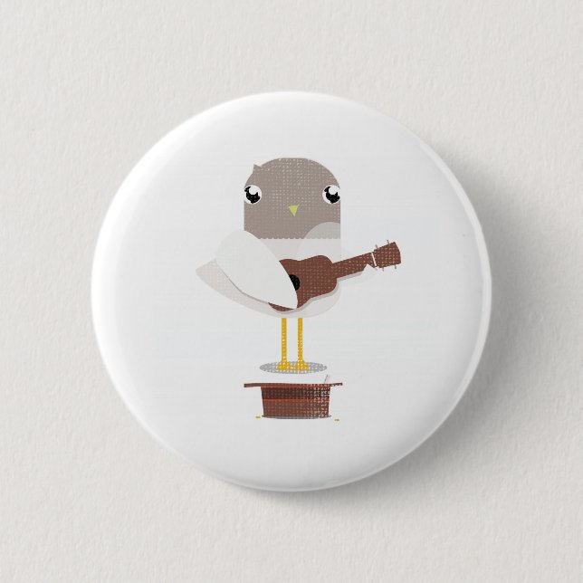Sadie Seagull Big Beach Busk badge (Front)