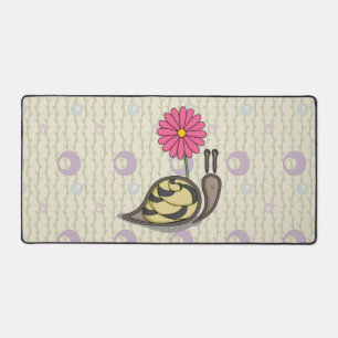 Sadie the Snail Desk Mat