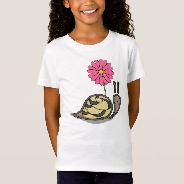 Sadie the Snail Kid's and Baby Shirt (Front)