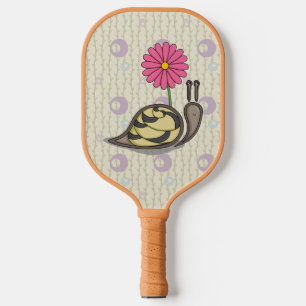 Sadie the Snail Pickleball Paddle