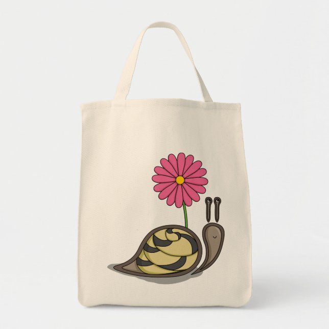 Sadie the Snail Tote Bag (Front)