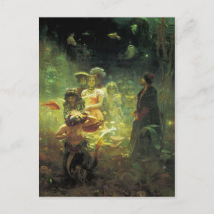 Sadko in the Underwater Kingdom by Ilya Repin Postcard