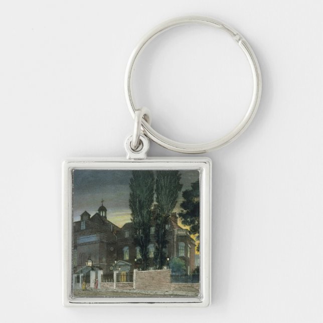 Sadler's Wells, 1826 (coloured engraving) Key Ring (Front)