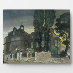 Sadler's Wells, 1826 (coloured engraving) Plaque