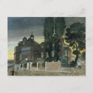 Sadler's Wells, 1826 (coloured engraving) Postcard