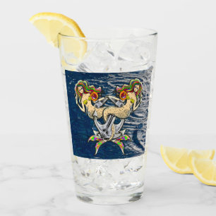 Sadly mermaids at anchor glass