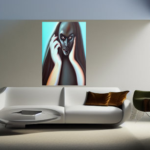 Sadness   AI Art  Poster