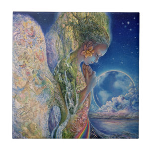 Sadness of Gaia 6x6 Ceramic Tile