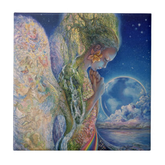 Sadness of Gaia 6x6 Ceramic Tile