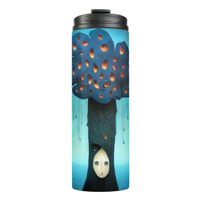 Sadness Tree Thermal Tumbler (Front)