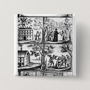Saducismus Triumphatus, the Second Part 15 Cm Square Badge