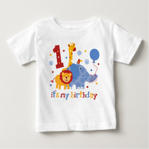 Safari 1st Birthday Baby T-Shirt