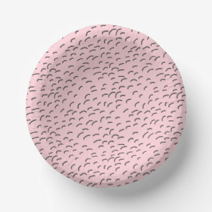 Safari Abstract Zebra Print Teen Birthday Party Paper Plate