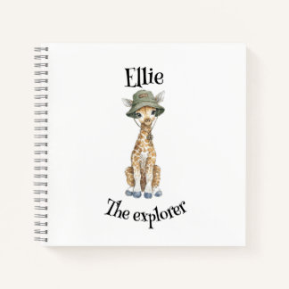 Safari Adventure Babies | Cute Watercolour Animals Notebook