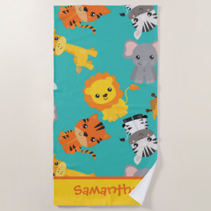 Safari Adventure Beach Towel