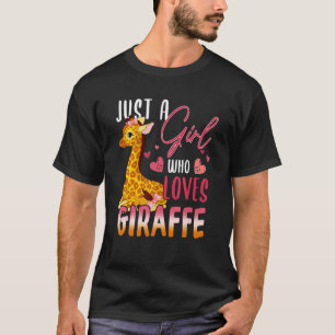 Safari Africa Animal Zoo Keeper Women Girls Giraf T-Shirt