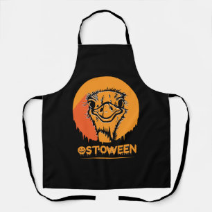 Safari Africa serengeti wildlife halloween Ostrich Apron