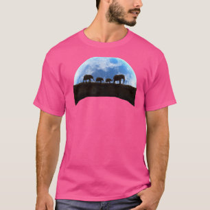 Safari Africa Wild Animals Zoo Elephant   T-Shirt
