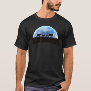 Safari Africa Wild Animals Zoo Elephant   T-Shirt
