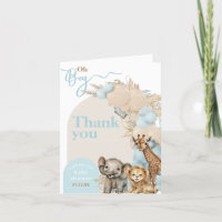 Safari animal Boho Oh Boy Baby Shower