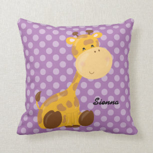 Safari Animal, choose your own background colour Cushion