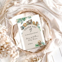 Safari Animal Jungle Modern Baby Shower