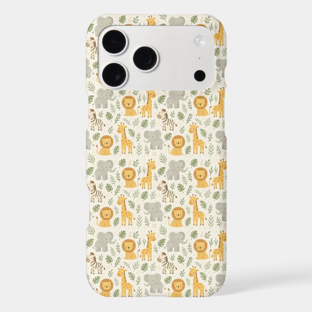 Safari animal nursery print (Back)