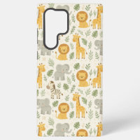 Safari animal nursery print