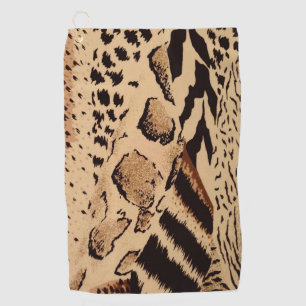 Safari Animal Print Golf Towel