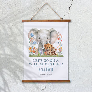 Safari Animal Tapestry Watercolor Jungle
