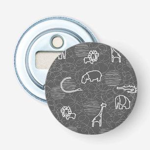 safari animals 5 bottle opener