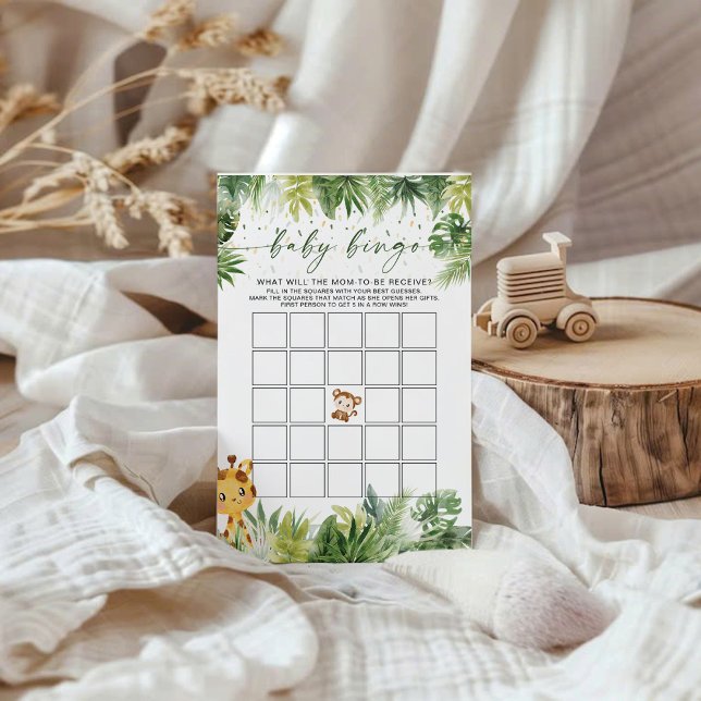 Safari Animals Baby Bingo Game  (Creator Uploaded)