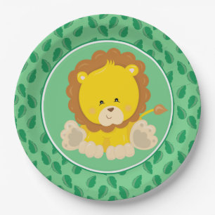 Safari Animals   Baby Lion Paper Plate