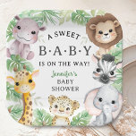 Safari Animals Baby Shower Gender Neutral Jungle Paper Plate<br><div class="desc">Add a touch of elegance to your Baby Shower with our Safari Animals Baby Shower Paper Plates! Don't settle for the ordinary. Elevate your celebration,  order your today,  and make your event extraordinary!</div>