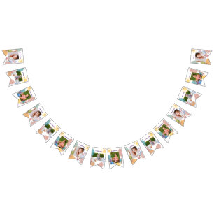 Safari Animals Customisable Monthly Photo Bunting