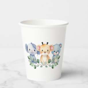 Safari Animals in Hot Air Balloon Cups