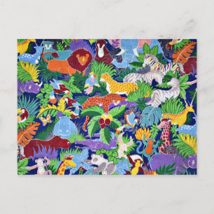 Safari Animals Postcard
