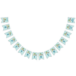 Safari Animals Wild One 1st birthday  Bunting