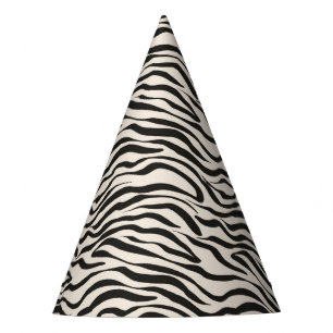 Safari Animals Zebra Party Hat